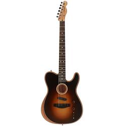 Foto van Fender acoustasonic player telecaster shadow burst met gigbag