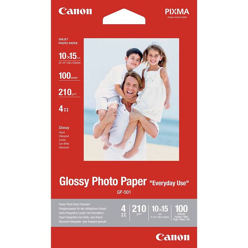 Foto van Canon gp-501 0775b003 fotopapier 10 x 15 cm 210 g/m² 100 vellen glanzend