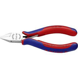 Foto van Knipex 77 42 130 elektronica en fijnmechanica zijkniptang zonder facet 130 mm