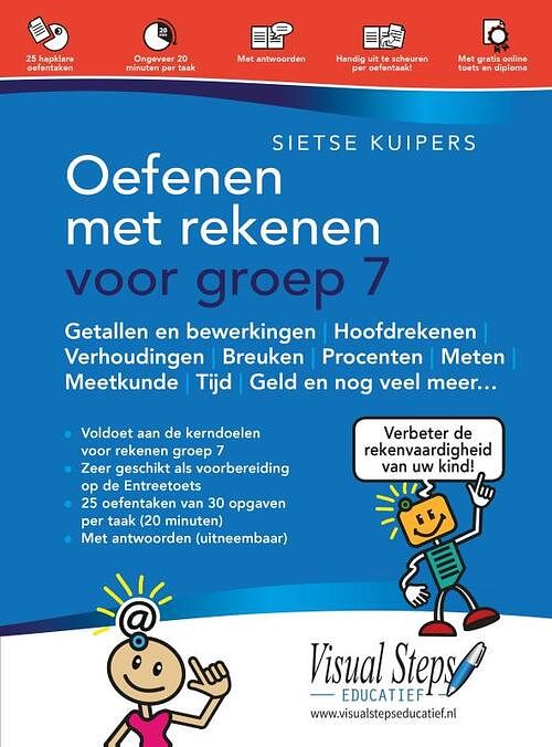 Foto van Oefenen met rekenen voor groep 7 - sietse kuipers - paperback (9789059056947)