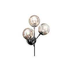 Foto van Ideal lux - kepler - wandlamp - metaal - e27 - zwart