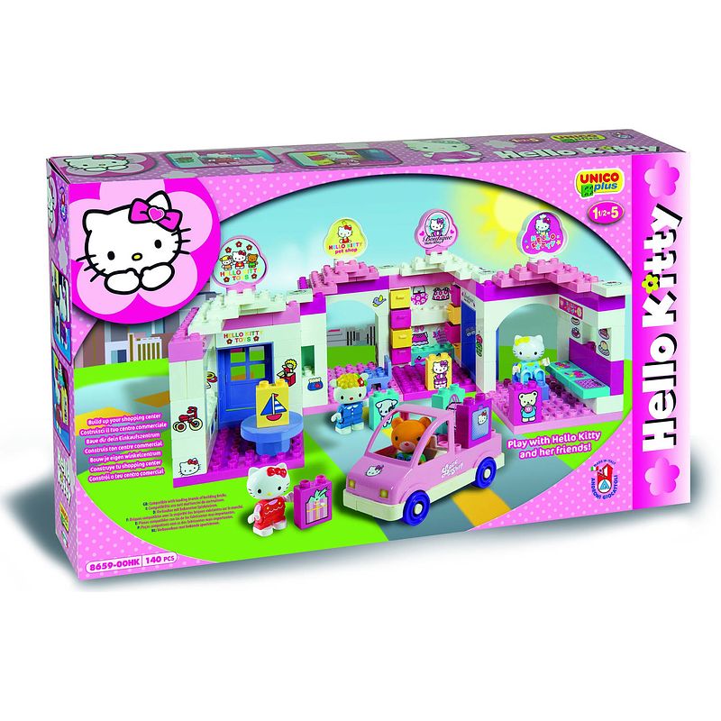 Foto van Androni hello kitty winkelcentrum 140-delig