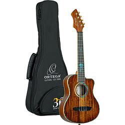 Foto van Ortega 30th anniversary series ruhz30th-jf e/a tenor ukelele met gigbag