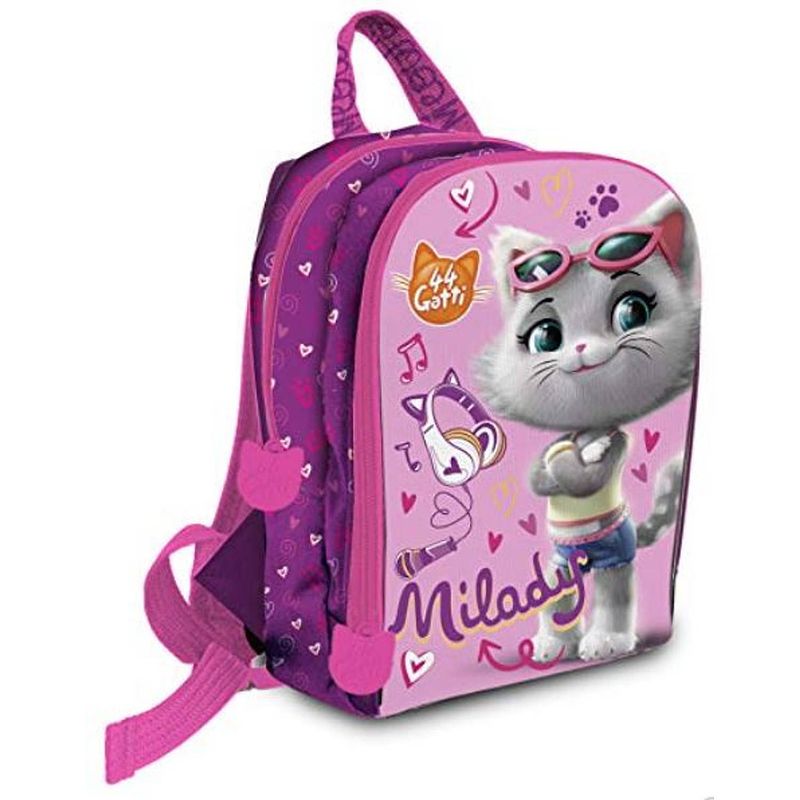 Foto van Nickelodeon rugzak 44 cats milady meisjes 32 cm polyester roze