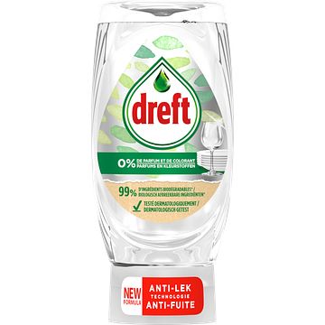 Foto van Dreft pure & clean washing up liquid 370ml bij jumbo