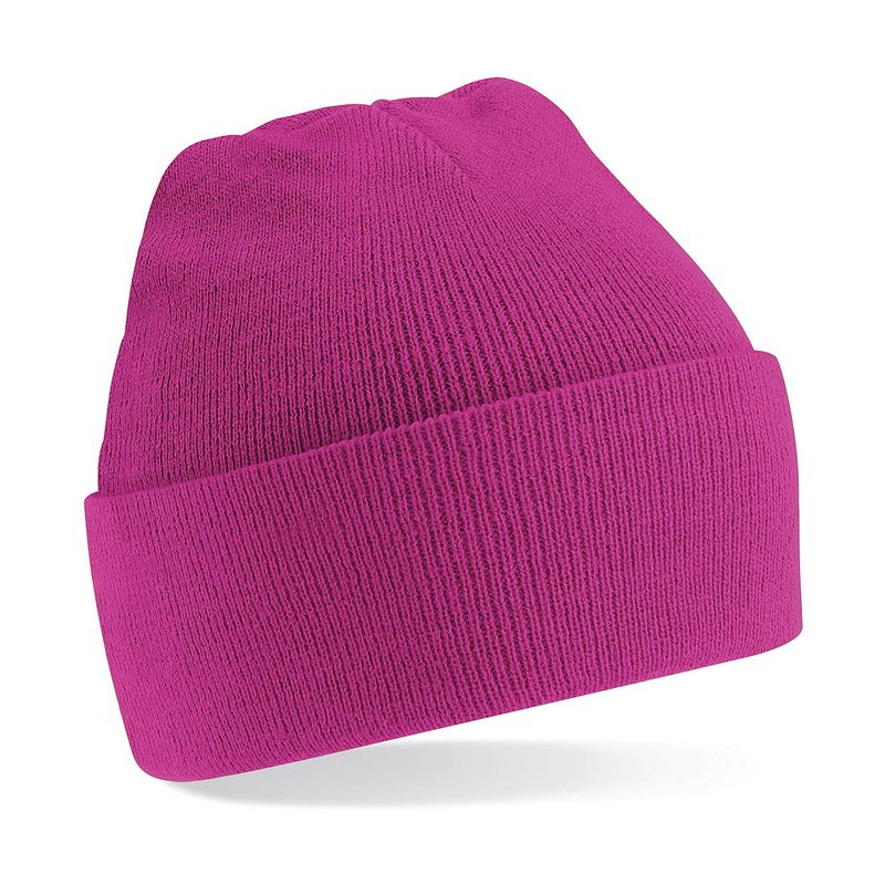 Foto van Beechfield original cuffed beanie fuchsia