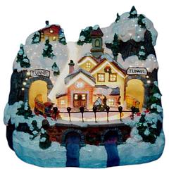 Foto van Dickensville kerstdorp kersthuis led 26 cm keramiek