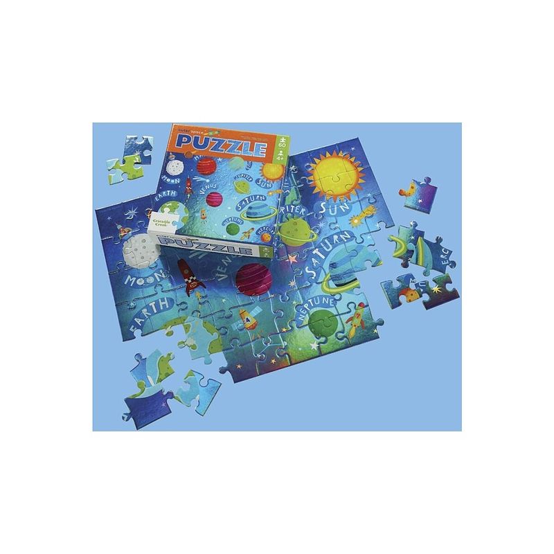 Foto van Crocodile creek foil puzzel outer space - 60 stukjes