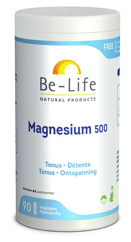 Foto van Be-life magnesium 500 capsules