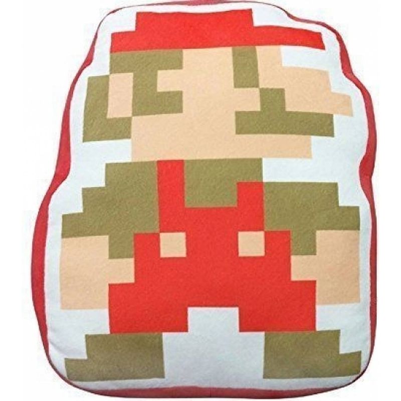 Foto van Super mario - 8-bit mario pillow