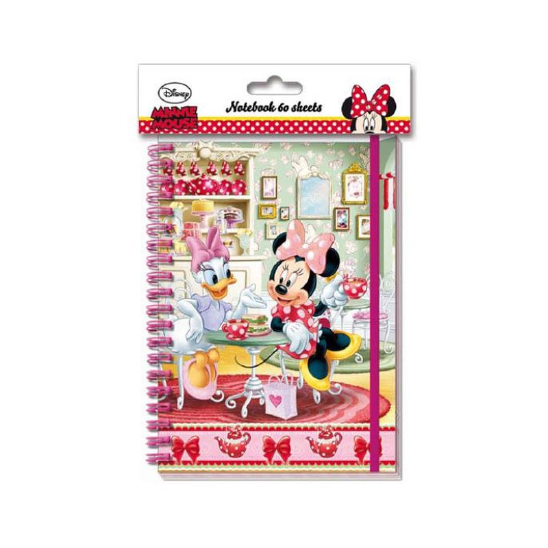 Foto van Disney notitieboekje minnie mouse junior a5 papier rood