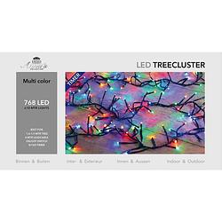 Foto van 1,6-1,9 meter treecluster 768 led multi met timer