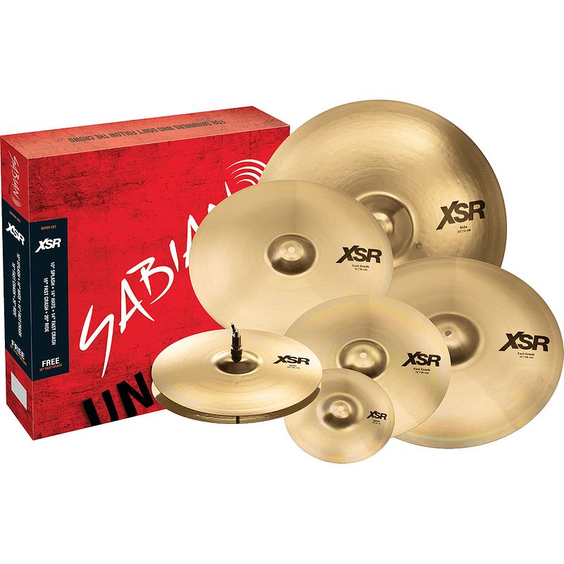 Foto van Sabian xsr super set bekkenset 10-14-14-16-18-20