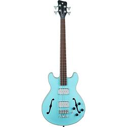 Foto van Warwick rockbass star bass solid daphne blue high polish semi-akoestische basgitaar