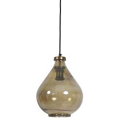 Foto van Light & living - hanglamp ilze - 25x25x36 - bruin