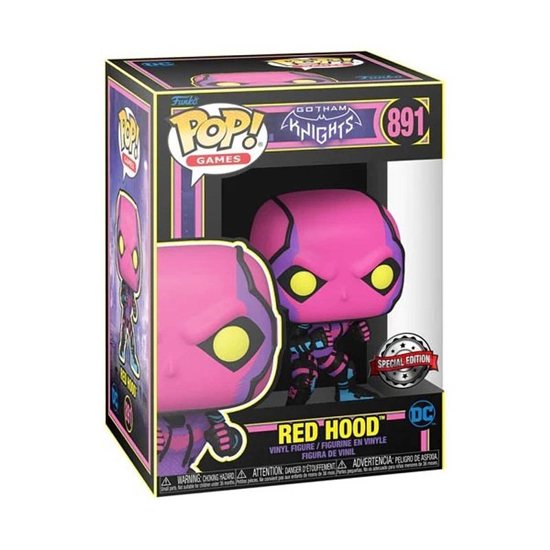 Foto van Pop games: red hood (black light) - funko pop #891