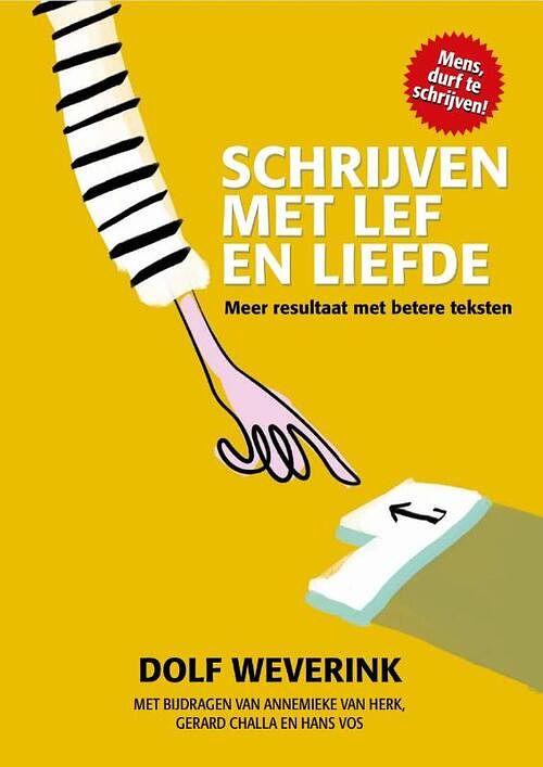 Foto van Schrijven met lef en liefde - dolf weverink - paperback (9789079624430)