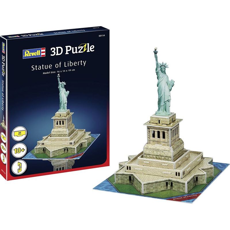 Foto van 00114 3d-puzzle statue de la liberté 1 stuk(s)