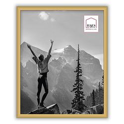 Foto van Haes deco - kunststof fotolijst 20x25 goud easy frame - ef12g