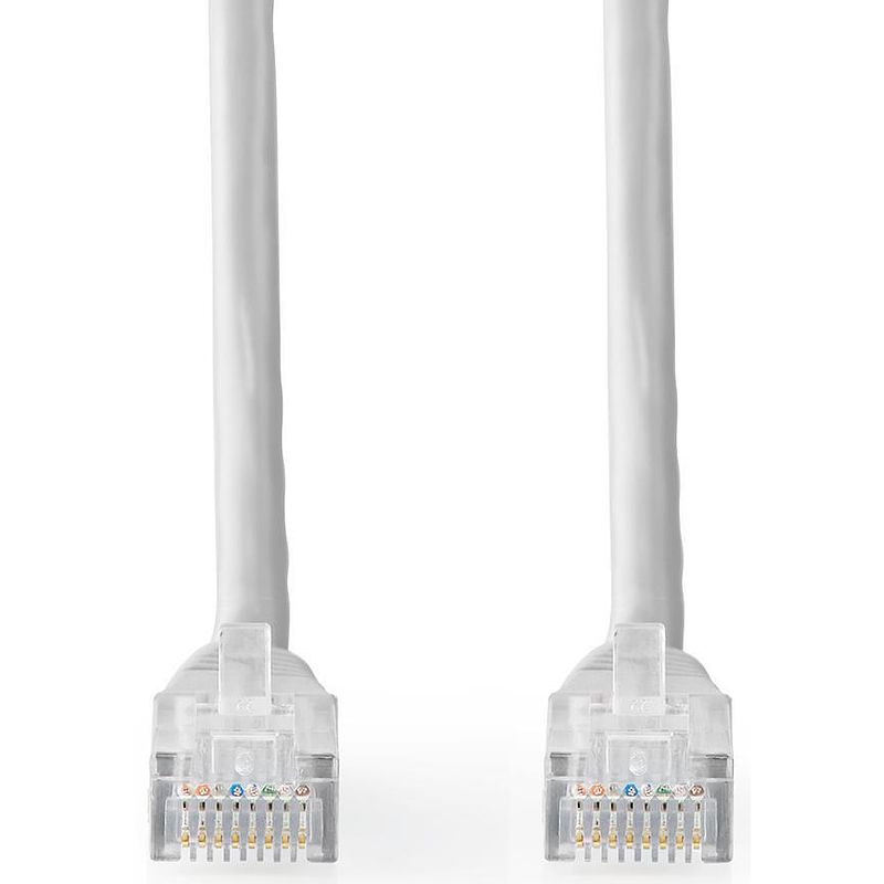 Foto van Nedis ccgt85000gy20 cat5e-kabel u/utp rj45 male 2 m grijs