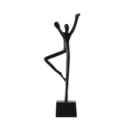 Foto van Ptmd eagen black casted alu statue kung fu man