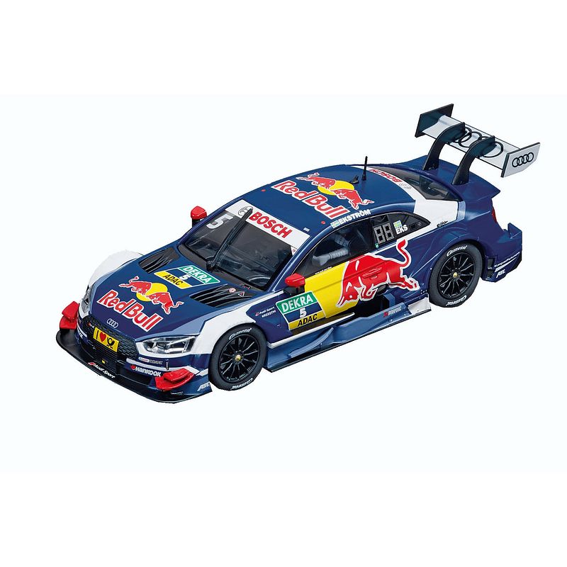 Foto van Carrera evolution racebaanauto audi rs 5 dtm red bull 1:32