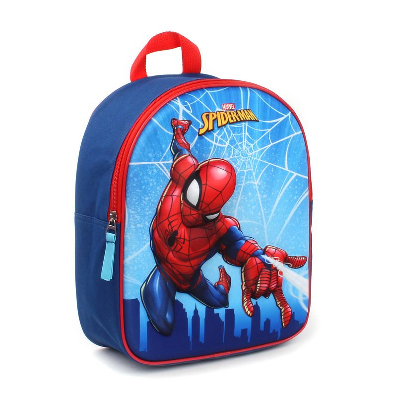 Foto van Marvel spiderman school rugtas/rugzak 31 cm voor peuters/kleuters/kinderen - rugzak - kind