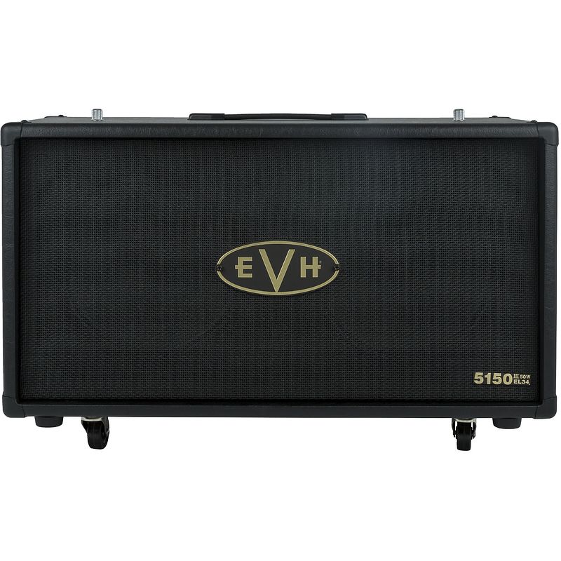 Foto van Evh 5150iii el34 212st cabinet 2x12 gitaarspeakerkast zwart