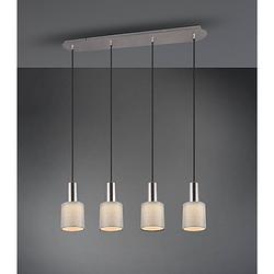 Foto van Moderne hanglamp wailer - metaal - grijs
