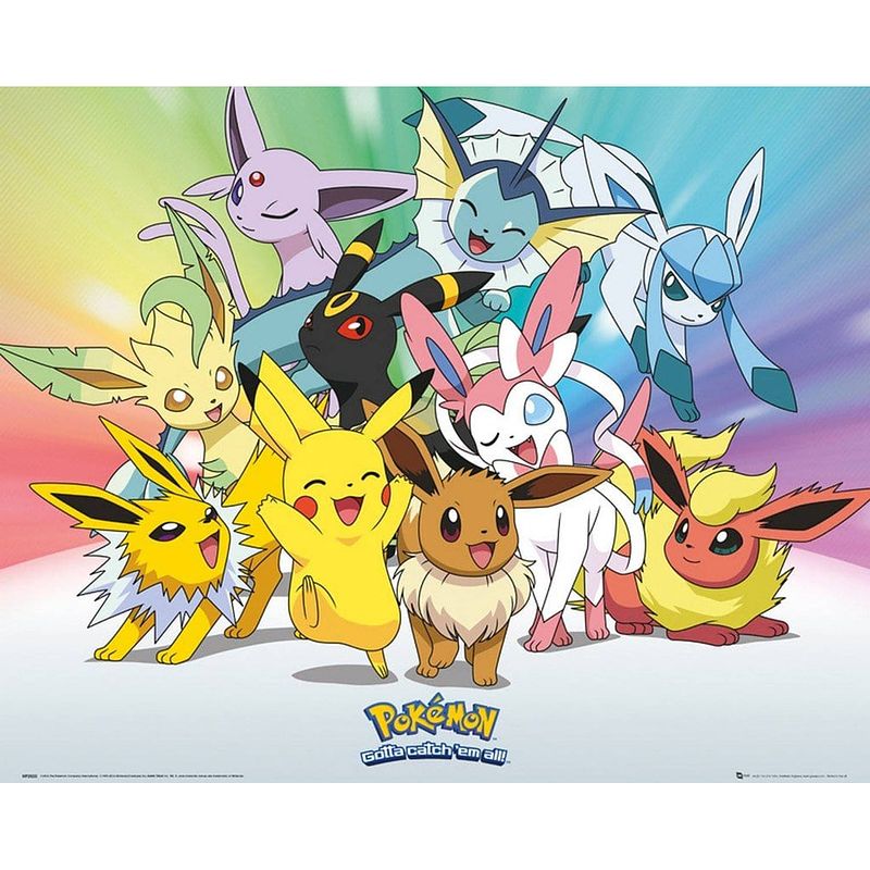 Foto van Gbeye pokemon eevee poster 50x40cm