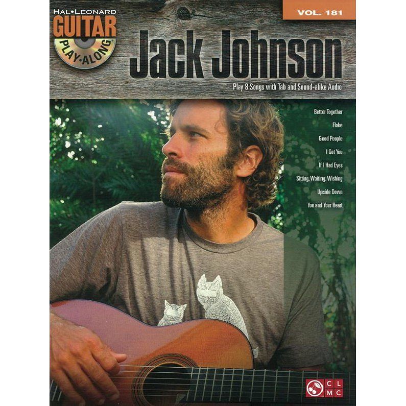 Foto van Hal leonard - guitar play along vol. 181 - jack johnson