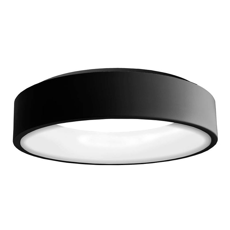 Foto van Deko light sculptoris 348183 plafondopbouwarmatuur led led vast ingebouwd energielabel: e (a - g) 42 w diepzwart (ral 9005)