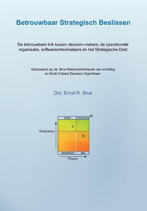 Foto van Betrouwbaar strategisch beslissen - ernst r. brus - paperback (9789074644099)