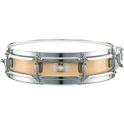 Foto van Pearl m1330.102 piccolo natural maple snare drum 13x3 inch