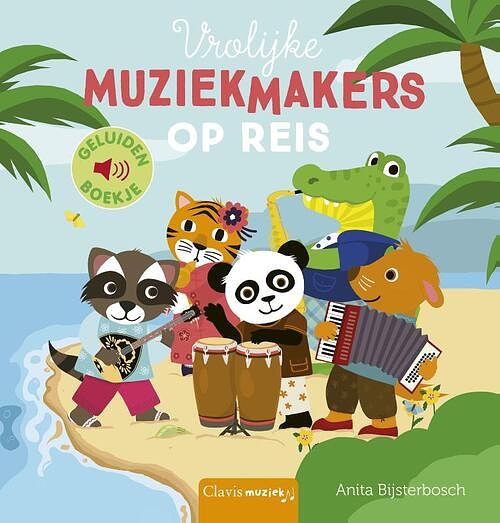 Foto van Vrolijke muziekmakers op reis - anita bijterbosch - kartonboekje;kartonboekje (9789044851823)