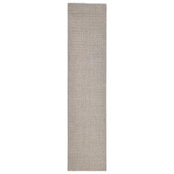 Foto van The living store sisal vloerkleed - 80 x 350 cm - zand