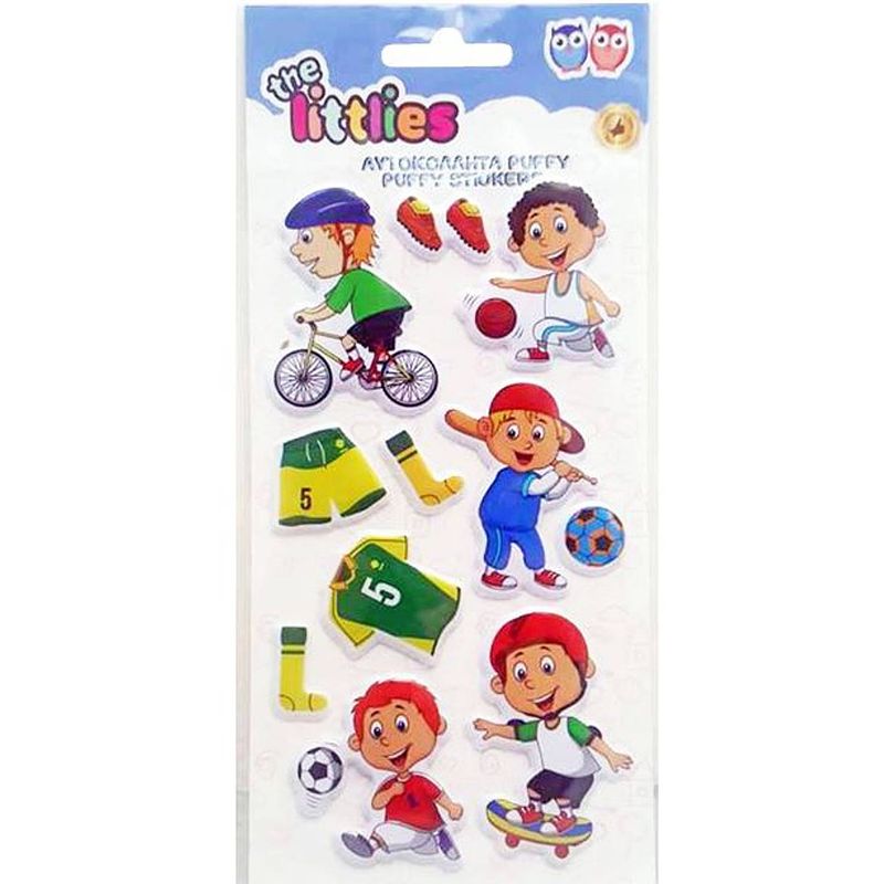 Foto van The littlies stickers puffy sporten junior 22 cm vinyl