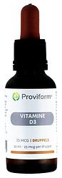 Foto van Proviform vitamine d3 25mcg druppels 30ml