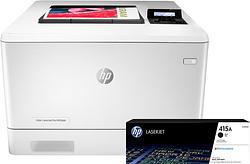 Foto van Hp color laserjet pro m454dn + 1 extra zwarte toner