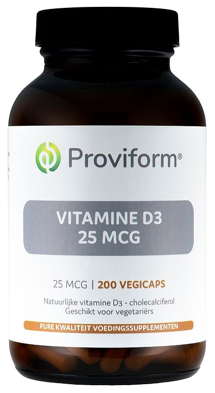 Foto van Proviform vitamine d3 25mcg vegicaps