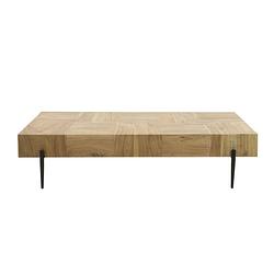 Foto van Giga meubel - salontafel rechthoek acaciahout - massief - 150x60x35cm