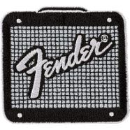 Foto van Fender patch fender™ amp logo patch black and chrome