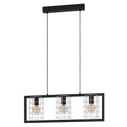 Foto van Eglo jubily hanglamp - e27 - 77 cm - zwart