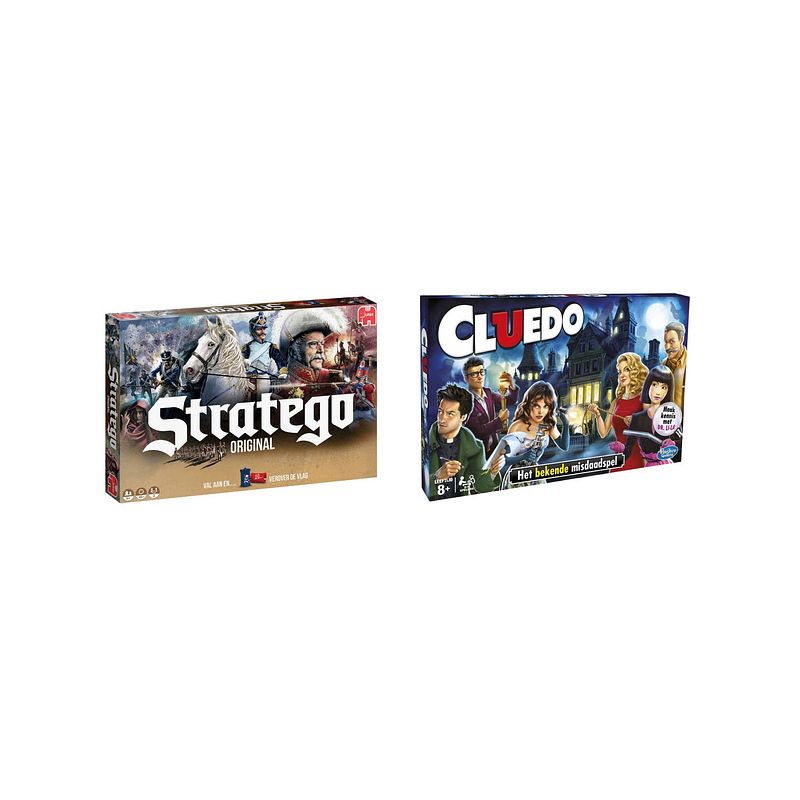 Foto van Spellenbundel - bordspellen - 2 stuks - stratego & cluedo