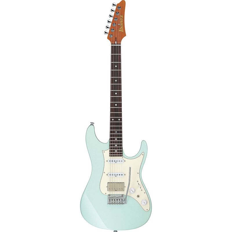 Foto van Ibanez prestige az2204nw mint green elektrische gitaar met koffer