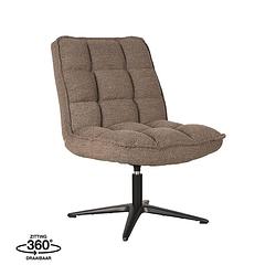 Foto van Label51 fauteuil vince - bruin - boucle