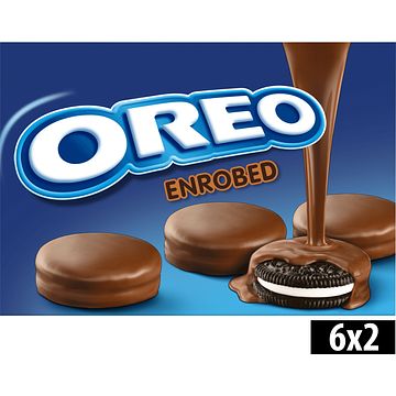 Foto van Oreo koekjes omhuld met melkchocolade 6 x 2 stuks 246g bij jumbo