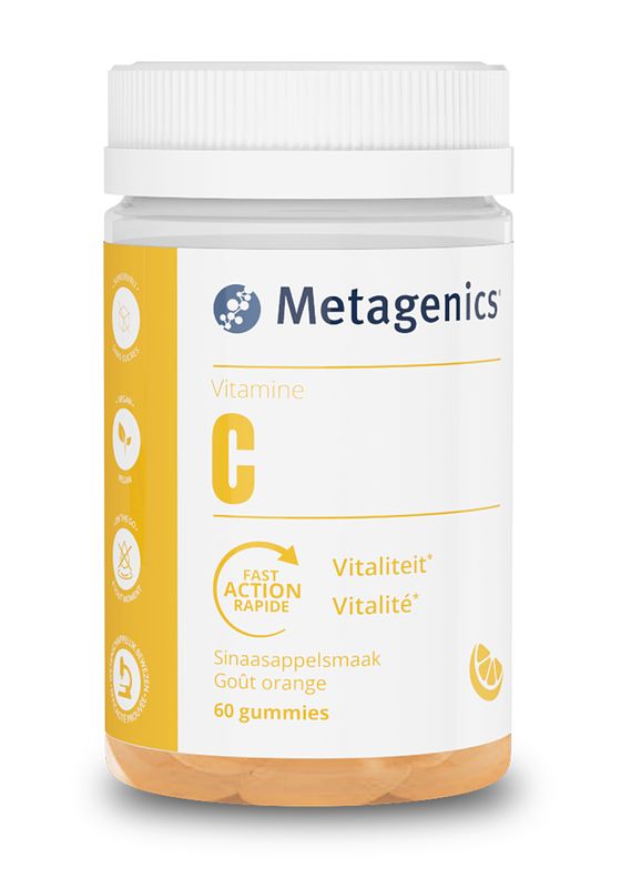 Foto van Metagenics vitamine c gummies sinaasappel