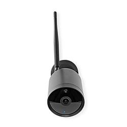 Foto van Nedis wifi smart outdoor ip-camera | full hd | metalen behuizing | waterdicht (ip65) ip-camera zwart