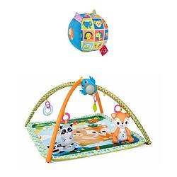 Foto van Chicco bundel - speelkleed - magic forest - relax & play & bal met rammelgeluid